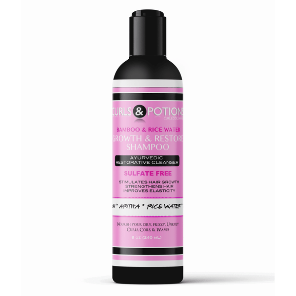Natural sulfate-free shampoo for curly hair