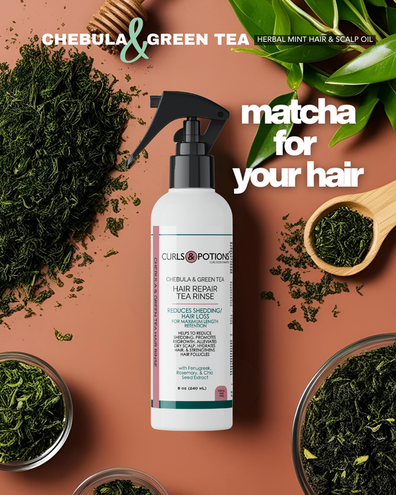 Unlock Your Hair's Full Potential with Our Nourishing Green Tea Rinse