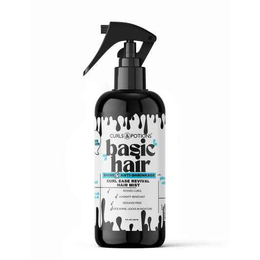 Basic Hair Curl Ease Anti-Frizz Revival Hair Mist