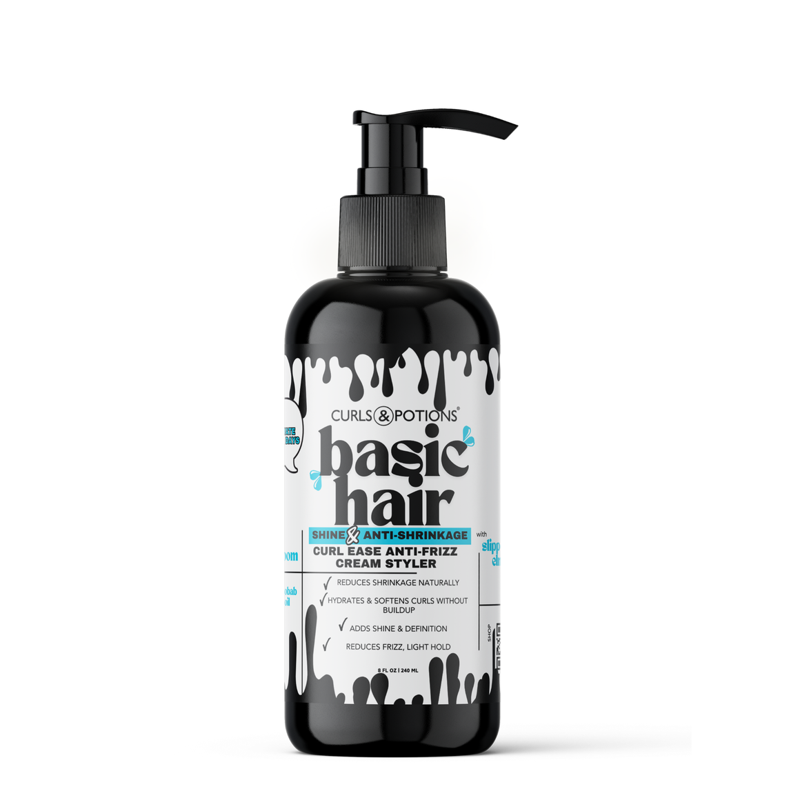 Basic Hair Curl Ease Anti-Frizz Cream Styler