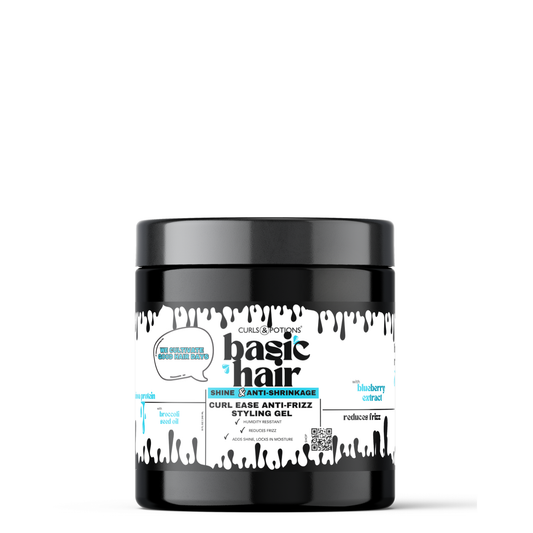 Basic Hair Curl Ease Anti-Frizz Styling Gel
