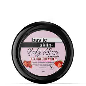 Bas-ic Skiin Body Gloss-Decadent Strawberry