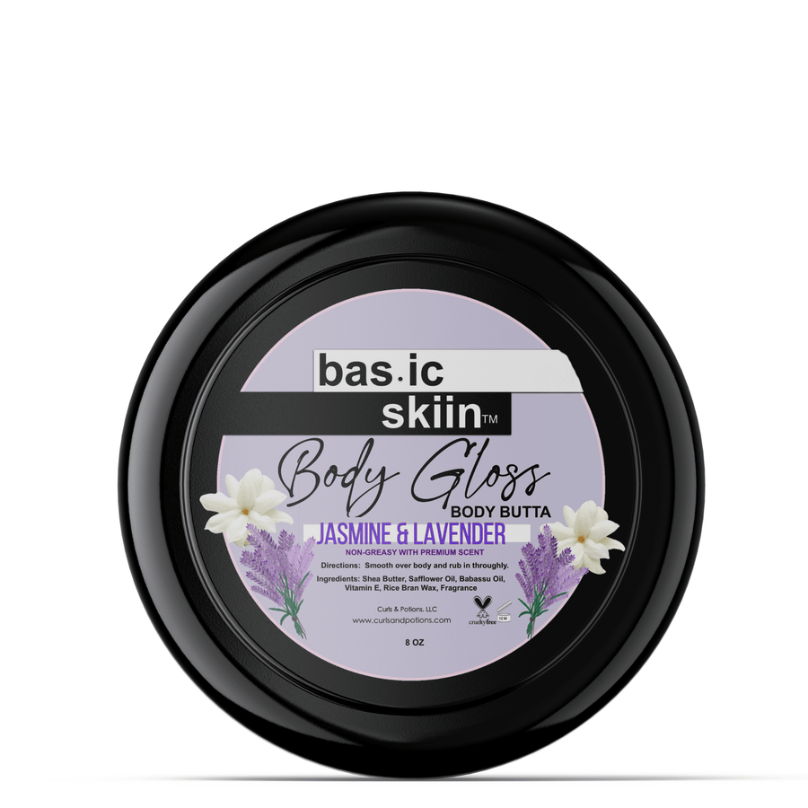 Bas-ic Skiin Body Gloss-Jasmine & Lavender