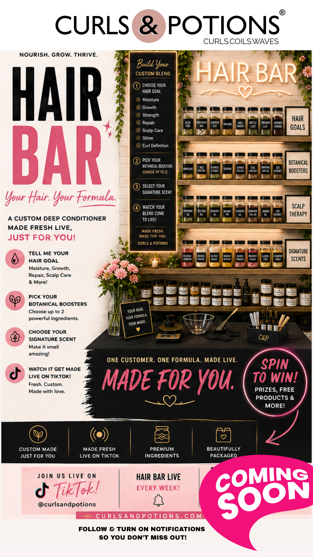 The Hair Bar CUSTOM Deep Conditioner -2x Booster