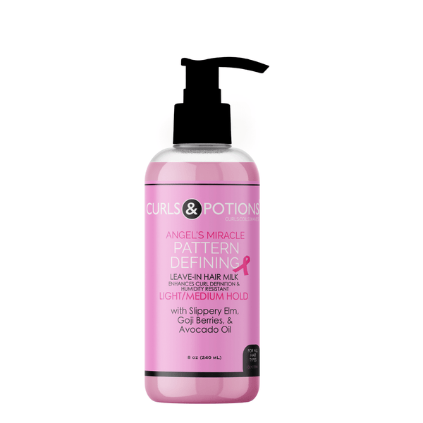 Natural curl cream and leave-in conditioner for curl definition