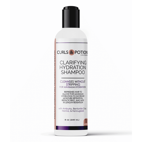 Natural sulfate-free shampoo for curly hair